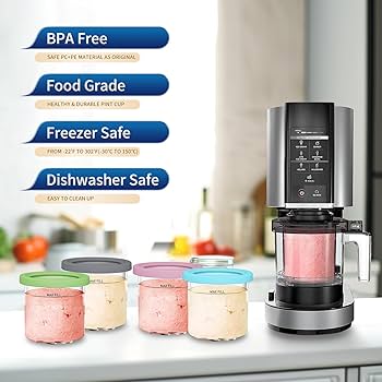 クリーム Amazon.com: For Ninja Creami NC299AMZ & NC300s Series Ice